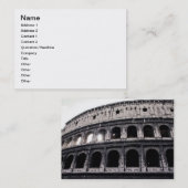 Colosseum 名刺 (正面/裏面)