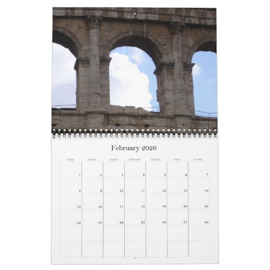 colosseum 2025 カレンダー (2月 2026)