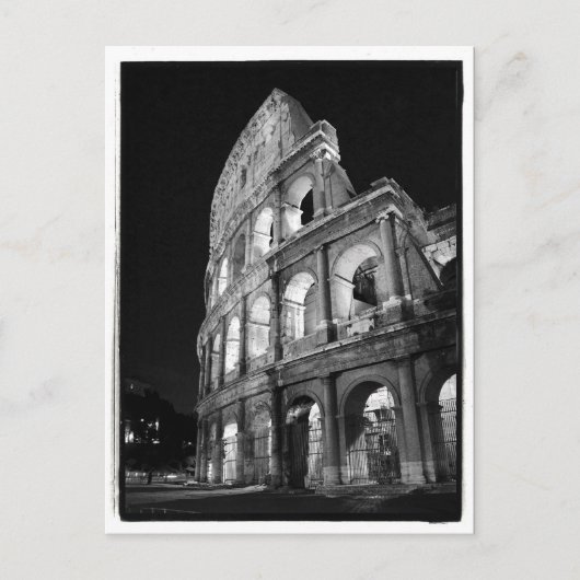 Colosseum at Night Postcard ポストカード (正面)