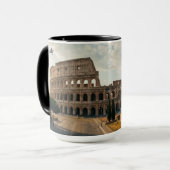 Colosseum Rome Italy Sunset Landscape Coffee Mug マグカップ (正面左)