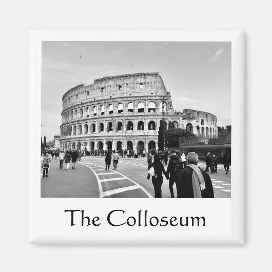 Colosseum Rome Italy Travel Souvenir Magnet マグネット (正面)