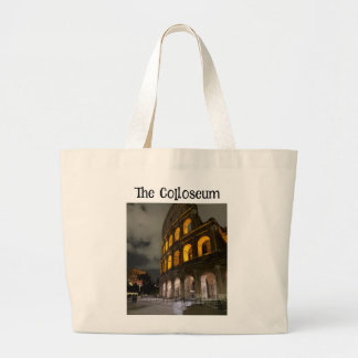 Colosseum Rome Italy - Vintage Architectural Landm ラージトートバッグ