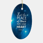 Colossiansの3:15 セラミックオーナメント (右)