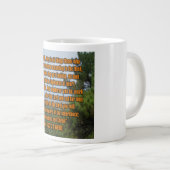 Colossians 3:22-24 WEBU Mug ジャンボコーヒーマグカップ (正面右)