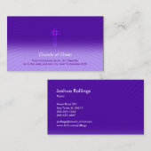 Colossians 3; 23%のpipe%キリスト教の十字架像 名刺 (正面/裏面)