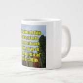 Colossians 3:2-3 WEBU Mug ジャンボコーヒーマグカップ (正面右)