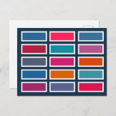 Colour Bricks (bold) ポストカード (正面/裏面)