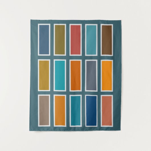 Colour Bricks (retro)  タペストリー (正面)