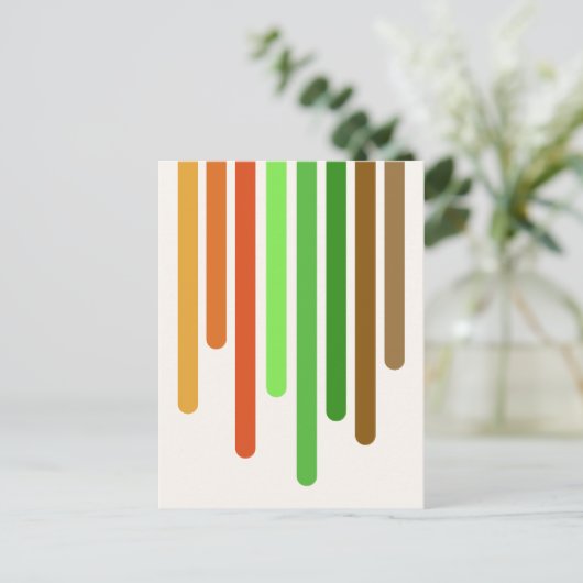 Colour Drips (Autumn) ポストカード (スタンド正面)