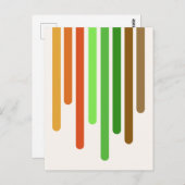 Colour Drips (Autumn) ポストカード (正面/裏面)