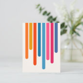 Colour Drips (Bold) ポストカード (スタンド正面)
