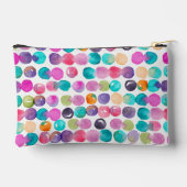Colour Pop Zipper Pouch – Fun Watercolor アクセサリーポーチ (裏面)