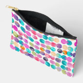 Colour Pop Zipper Pouch – Fun Watercolor アクセサリーポーチ (見開き)