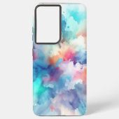 Colour Splash Tie Dye Design Samsung Galaxyケース (裏面)