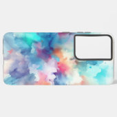 Colour Splash Tie Dye Design Samsung Galaxyケース (左側面)