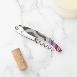 Coloured Waves Corkscrew ソムリエナイフ