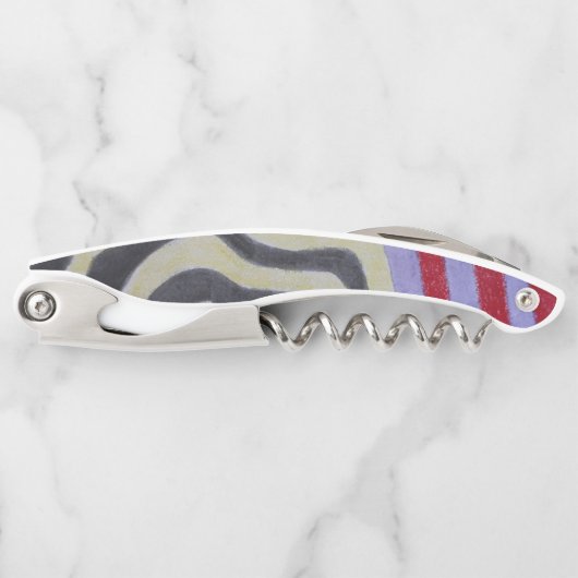 Coloured Waves Corkscrew ソムリエナイフ (正面)