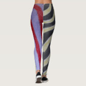 Coloured Waves Leggings レギンス (裏面)