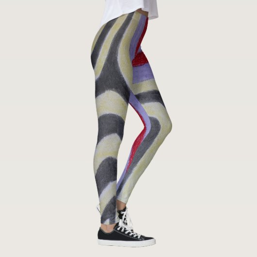 Coloured Waves Leggings レギンス (右)