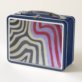 Coloured Waves Metal Lunchbox メタルランチボックス