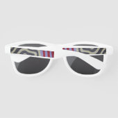 Coloured Waves Plastic Sunglasses サングラス (裏面)