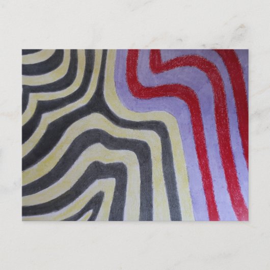 Coloured Waves Postcard ポストカード (正面)