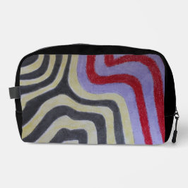 Coloured Waves Print Cut Sew Bag ドップキット
