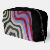 Coloured Waves Print Cut Sew Bag ドップキット (右コーナー)