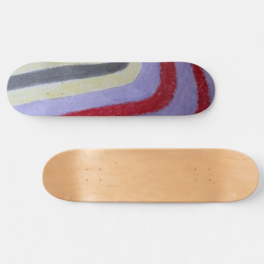 Coloured Waves Skateboard スケートボード (横)