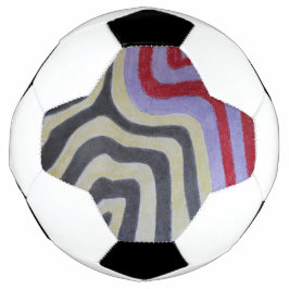 Coloured Waves Soccer Ball サッカーボール