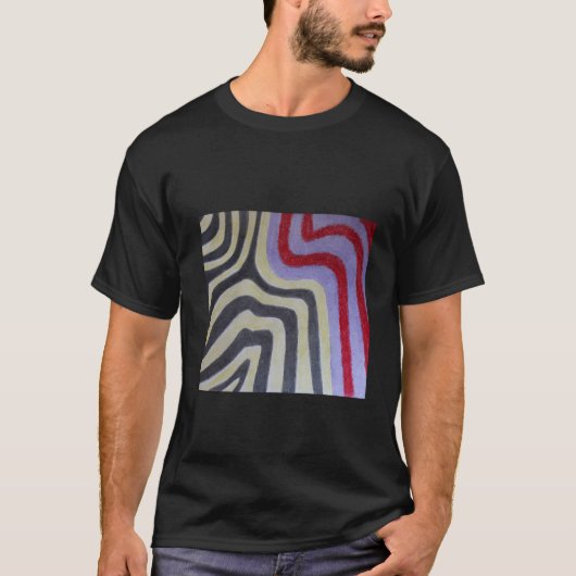 Coloured Waves T-Shirt Tシャツ (正面)