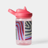 Coloured Waves Water Bottle ウォーターボトル (右面)