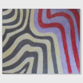 Coloured Waves Wrapping Paper ラッピングペーパー (フラット)