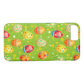 Colourfolの花柄によって飾られる卵 Case-Mate iPhoneケース (裏面(横))