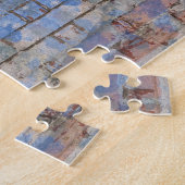 Colourful Abstract Graffiti Wall Street Art ジグソーパズル (側面)