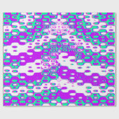 Colourful Bauhaus Geometric Pattern  ラッピングペーパー (フラット)