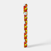 Colourful blob all over print iphone 15 case iPhone 15ケース (左側面)