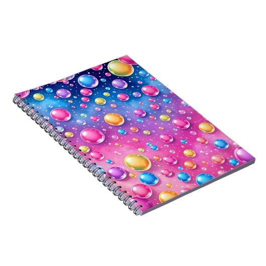 Colourful bubble notebook ノートブック (右側)