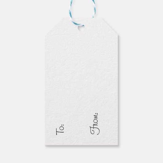 Colourful Christmas Ornament ギフトタグ (裏面)