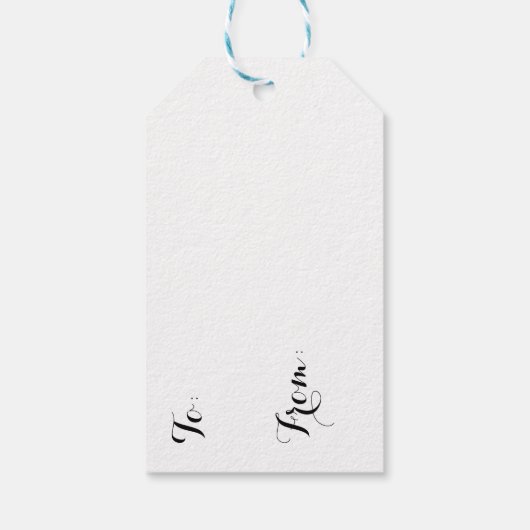 Colourful Christmas Ornament ギフトタグ (裏面)