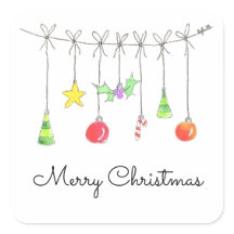 Colourful Christmas Ornaments