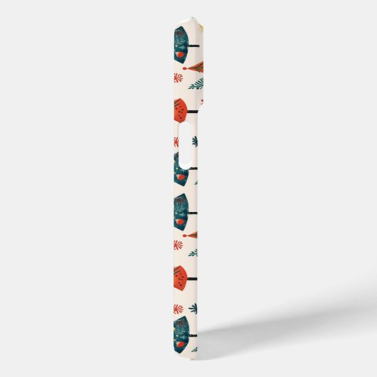 Colourful Christmas Pine Trees Seamless Pattern Case-Mate iPhoneケース (裏面 / 右)