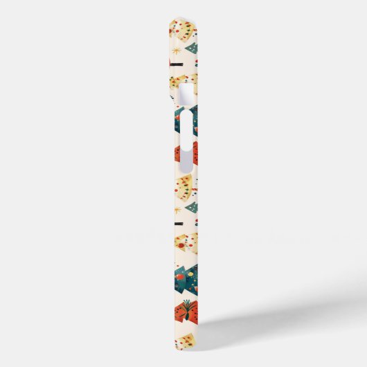 Colourful Christmas Pine Trees Seamless Pattern Case-Mate iPhoneケース (裏面 / 左)
