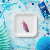 Colourful cockroach plates ペーパープレート (パーティー)