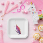 Colourful cockroach plates ペーパープレート (パーティー)