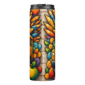 Colourful Crayons Bus Driver Thermal Tumbler タンブラー (裏面)