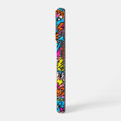 Colourful Cyberpunk Doodle Eye iPhone 16 case 16ケース (左側面)