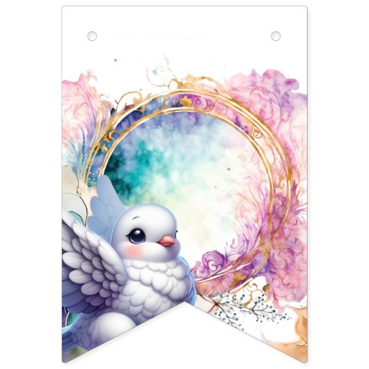 Colourful Dove バンティングフラッグ (第2の旗)