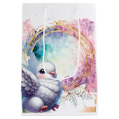 Colourful Dove ミディアムペーパーバッグ (裏面)