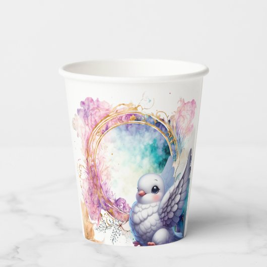 Colourful Dove 紙コップ (裏面)